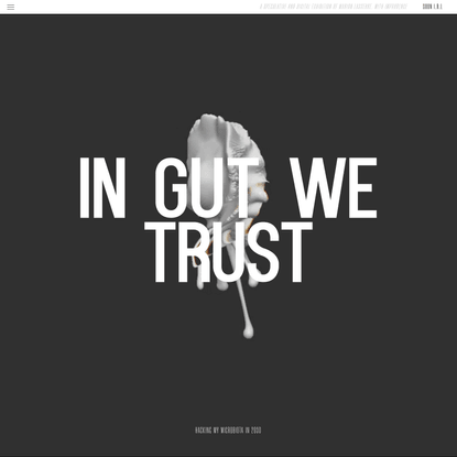 In Gut We Trust