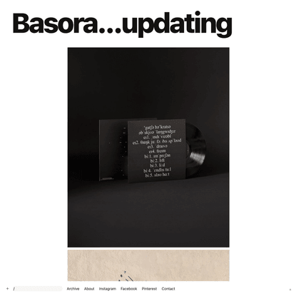 Basora is updating