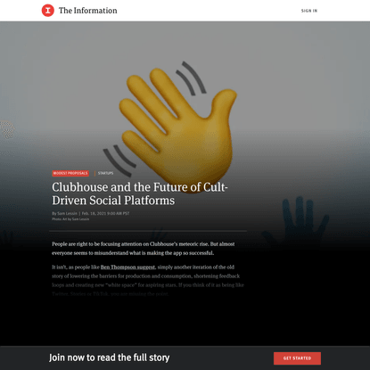 Clubhouse and the Future of Cult-Driven Social Platforms