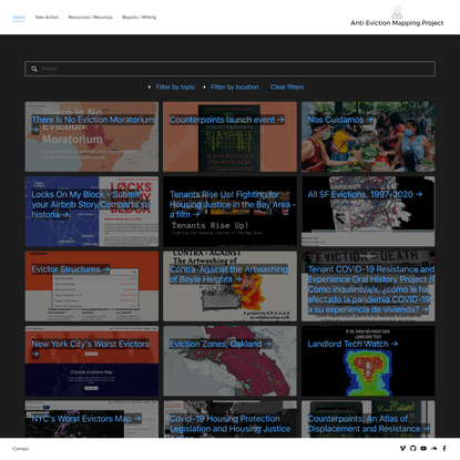 Anti-Eviction Mapping Project