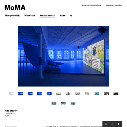 Hito Steyerl. Liquidity Inc.. 2014 | MoMA