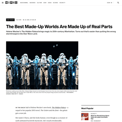 The Best Made-Up Worlds Are Made Up of Real Parts