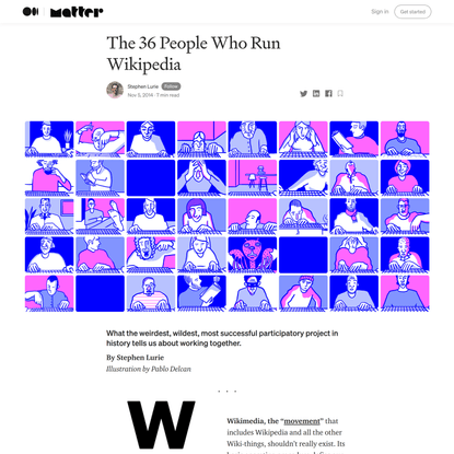 The 36 People Who Run Wikipedia
