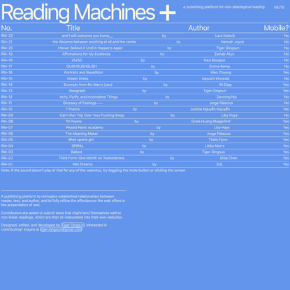 Reading Machines