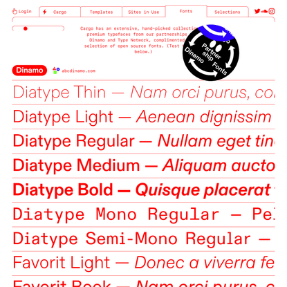 Fonts — Put your projects on the Web.
