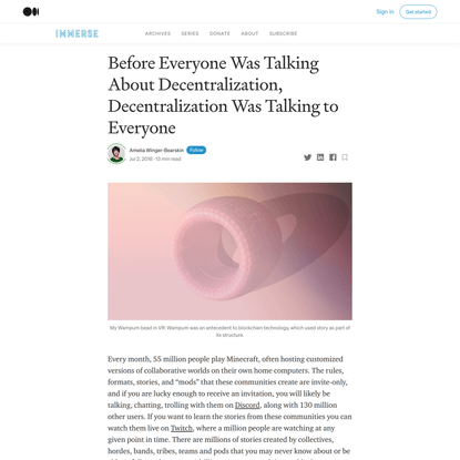 Before Everyone Was Talking About Decentralization, Decentralization Was Talking to Everyone
