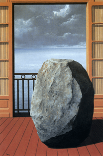 Magritte's stone