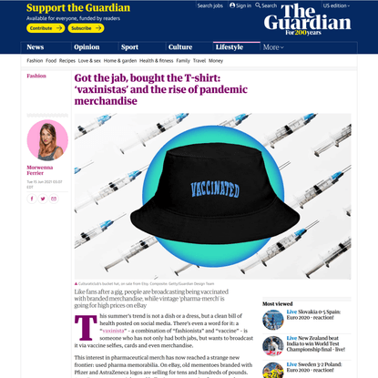 Got the jab, bought the T-shirt: ‘vaxinistas’ and the rise of pandemic merchandise