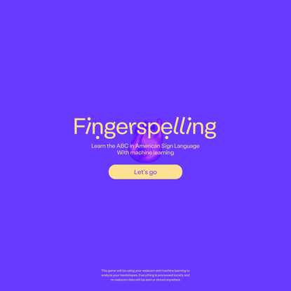 Fingerspelling with Machine Learning