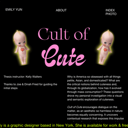 Cult of Cute — EMILY YUN