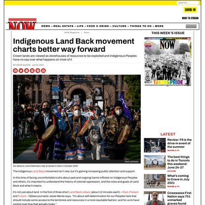 Indigenous Land Back movement charts better way forward
