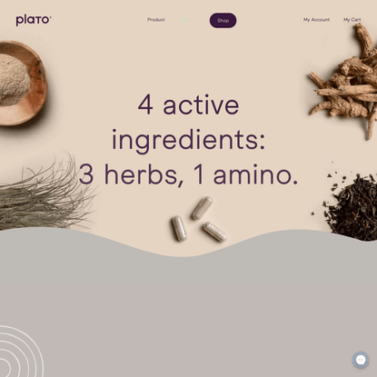 Our Ingredients | Best-Researched Herbal Extracts | Plato