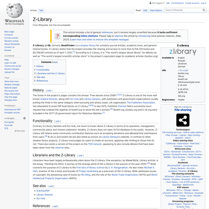 Z-Library - Wikipedia
