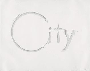 Ed Ruscha - City