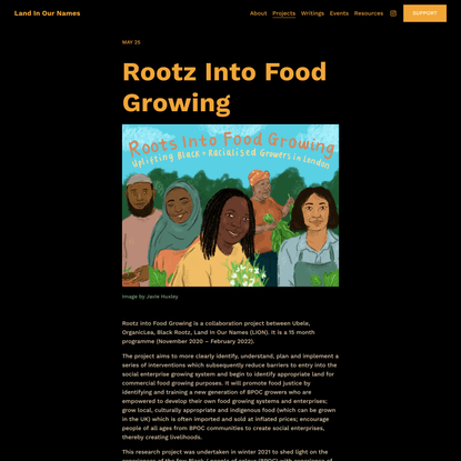 Rootz Into Food Growing — Land In Our Names