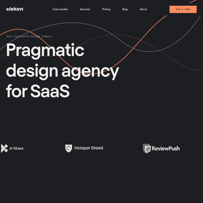 SaaS Design Agency – Eleken