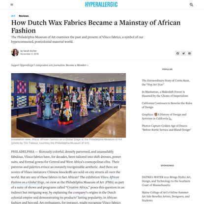 How Dutch Wax Fabrics Became a Mainstay of African Fashion