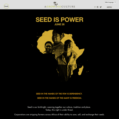 Seed is Power Rally 2021 | A Growing Culture