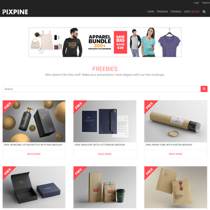 Premium Graphic Templates & Free Mockups | Pixpine