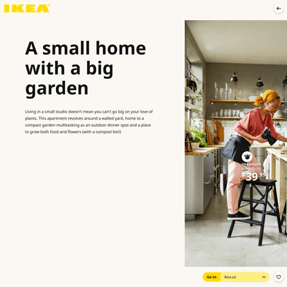 Small space ideas: A compact city studio with a big garden