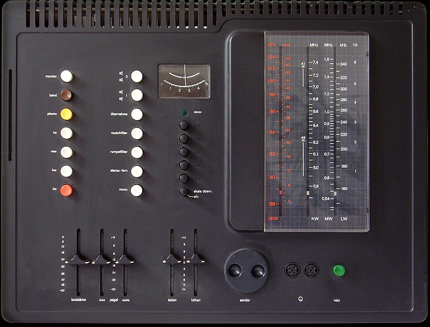 Braun Regie 308 control unit, 1973, Dieter Rams