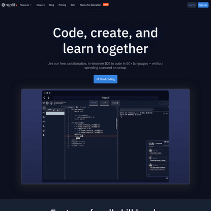 The collaborative browser based IDE