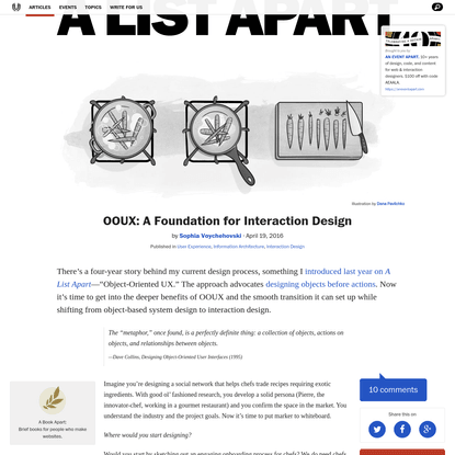 OOUX: A Foundation for Interaction Design