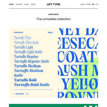 Archives des Typography — Lift Type