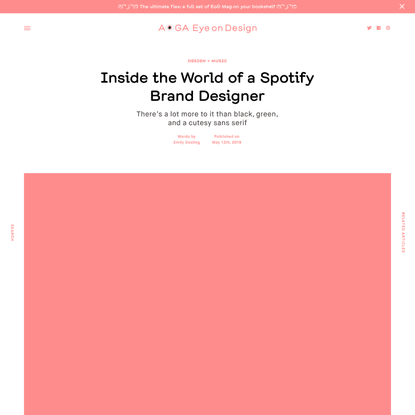 Inside the World of a Spotify Brand Designer
