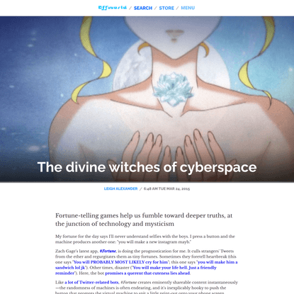 The divine witches of cyberspace | Boing Boing