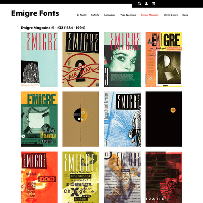 Emigre: Magazine