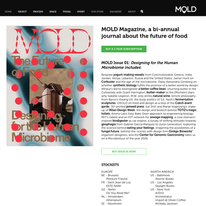 Magazine : MOLD :: Designing the Future of Food