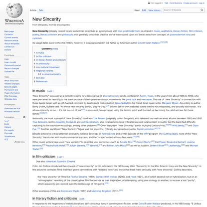 New Sincerity - Wikipedia