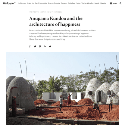 Anupama Kundoo and the architecture of happiness