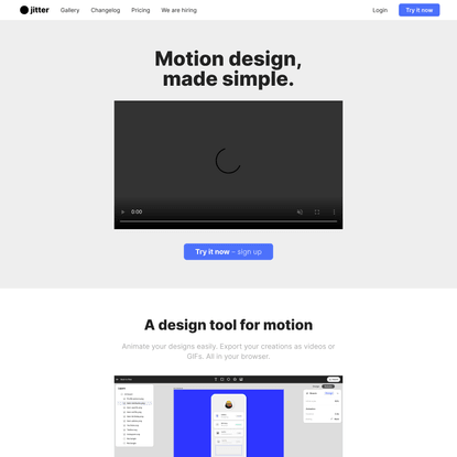 Jitter • The simplest motion design tool on the web.