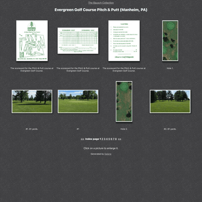 Evergreen Golf Course Pitch &amp; Putt (Manheim, PA)