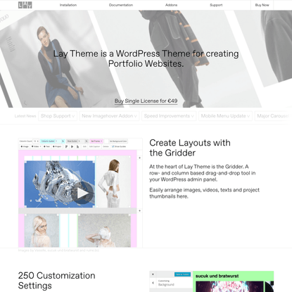Lay Theme – The Designer’s Portfolio Theme