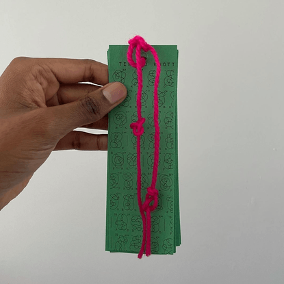 knotted bookmark