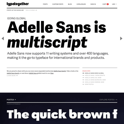 TypeTogether | High quality fonts and custom type design