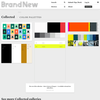 Brand New: Color Palettes