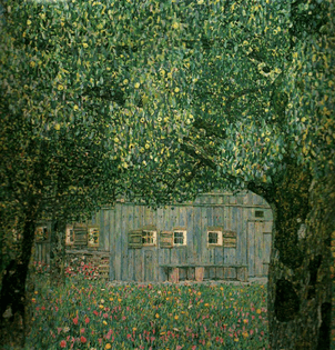 Gustav Klimt, Farmhouse in Upper Austria, 1911