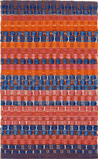 Anni Albers, Red and Blue Layers, 1954
cotton
241⁄4 × 143⁄4 in. (61.6 × 37.8 cm)
1998.12.1 •Josef and Anni Albers Foundation