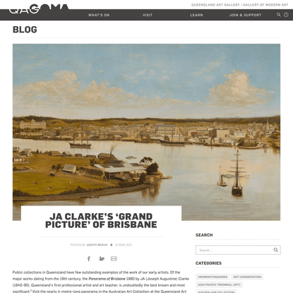 JA Clarke’s ‘grand picture’ of Brisbane - QAGOMA Blog