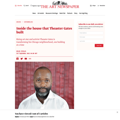 Inside the house that Theaster Gates built