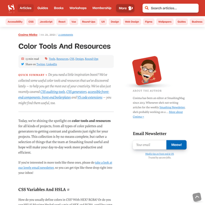 Color Tools And Resources — Smashing Magazine