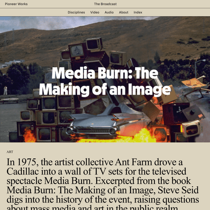 Media Burn: The Making of an Image