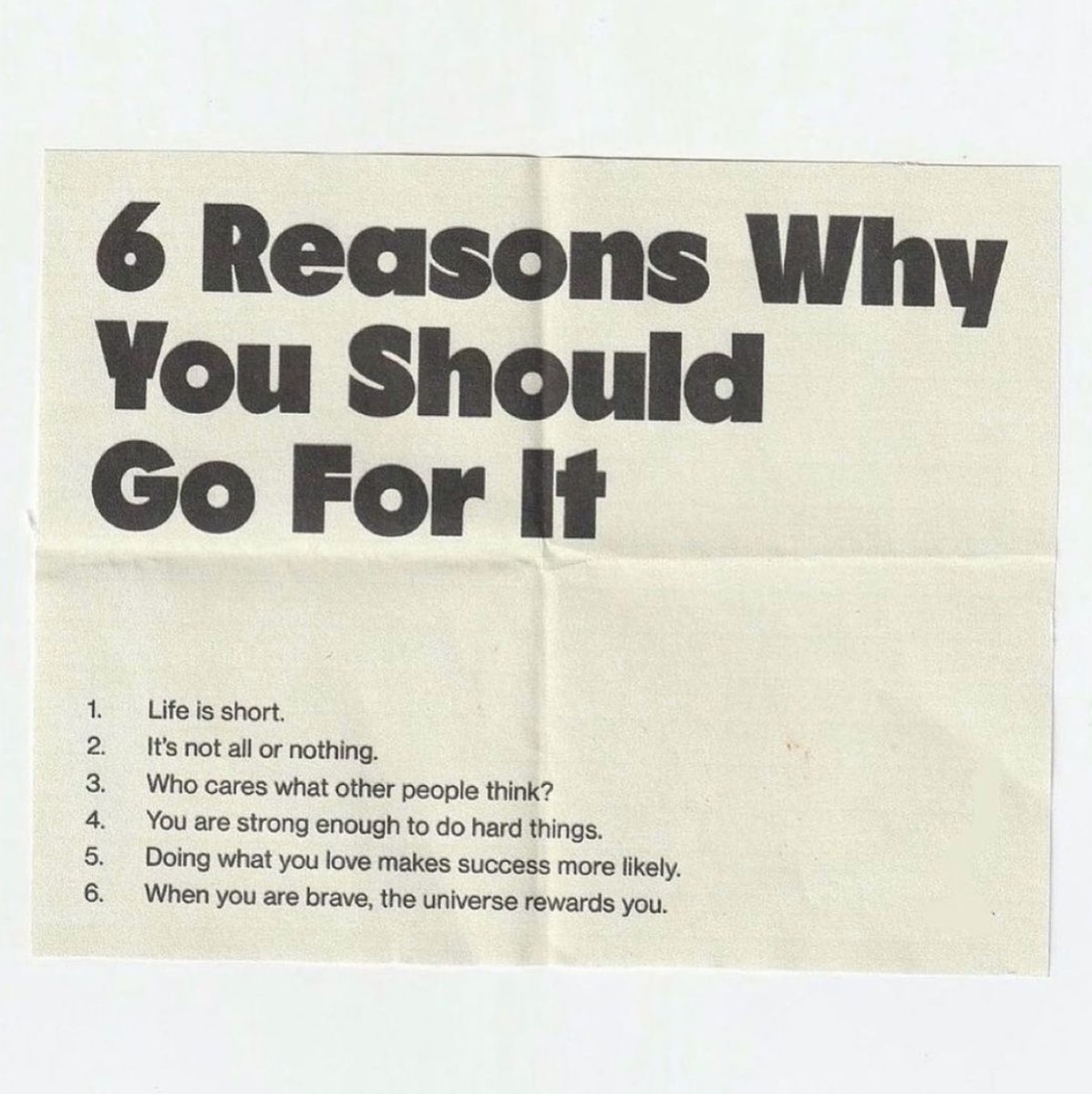 6 Reasons Why You Should Go For It — Are Na