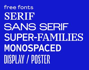 The Best Contemporary Free Fonts 2018