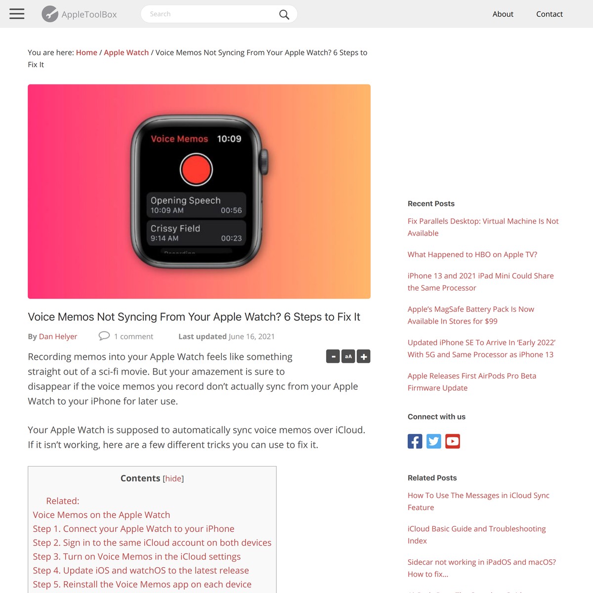 Voice Memos Not Syncing From Your Apple Watch 6 Steps To Fix It Are Na