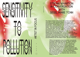 Sissel Marie Tonn:'Sensitivity to Pollution' included in Ecoes #1 (Sonic Acts Press 2021).